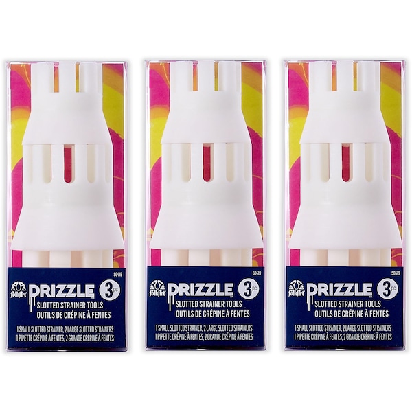 Folkart Drizzle Slot Strainer Pour Tool Set, 3-Piece Set, 3PK 50419 - main