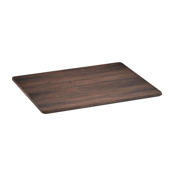 Flash Furniture TopGuard 24" x 30" Dark Brown Outdoor Tabletop with Seamless Surface Technology ST-RT24X30INB-1-M-3A-W-BR-GG - main