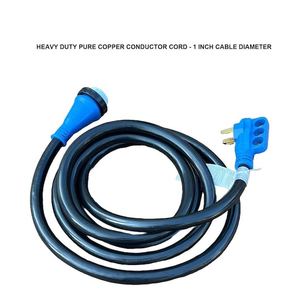 Liftcharger 25 Feet 50 Amp Generator Power Cord for 8600-15000 Watt Portable Generator with NEMA 14-50R Outlet CA14KW-25 - main