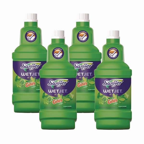 Swiffer WetJet System Cleaning-Solution Refill, Original Scent, 1.25 L, PK4 77809 - main