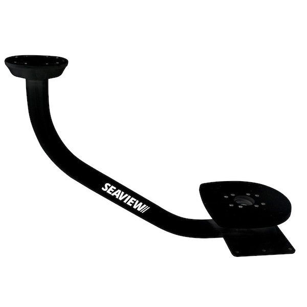 Seaview 28in Pre-Drilled Dual Mount f/Open Array Radars Up to 4.5ft - Black - Top Plate Required PMADM3M1BLK - main