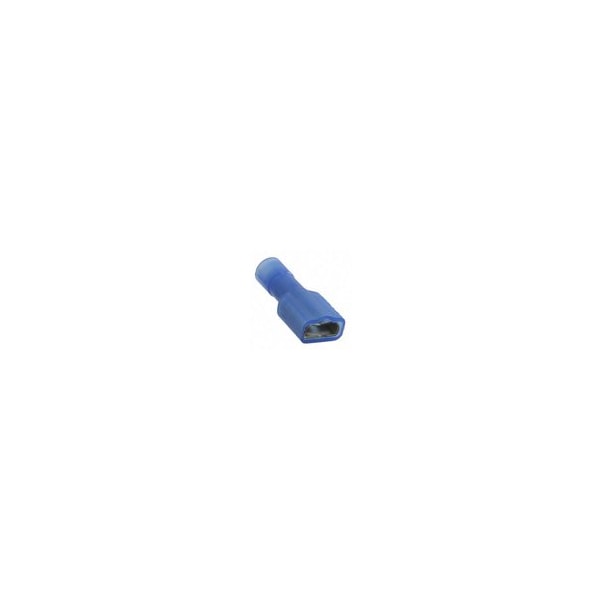 Panduit 16-14 AWG Fully Insulated Female Disconnect, Blue, 25PK DNH14-250FIB-Q - main
