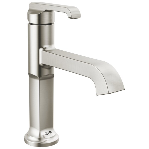 Delta Tetra Single Handle Bathroom Faucet In Lumicoat Stainless 589-SS-PR-DST - main