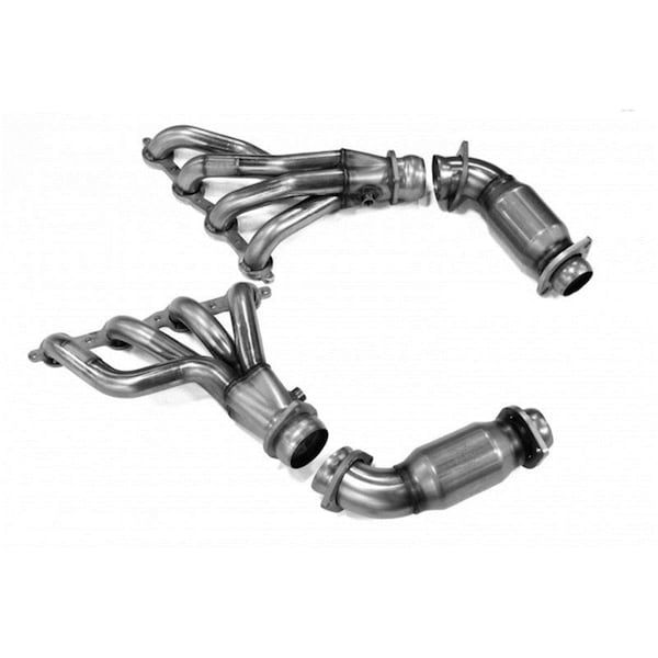 Kooks Headers 1.87 x 3 in. Stainless Steel Shorty Header for 2008-2009 Pontiac G8 GT-GXP LS2-LS3 6.0L-6.2L 24201420 - main