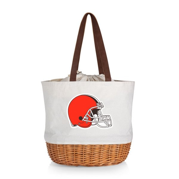 Picnic Time Family Of Brands Cleveland Browns - Promenade Picnic Basket, (Beige Canvas) 203-20-187-084-2 - main