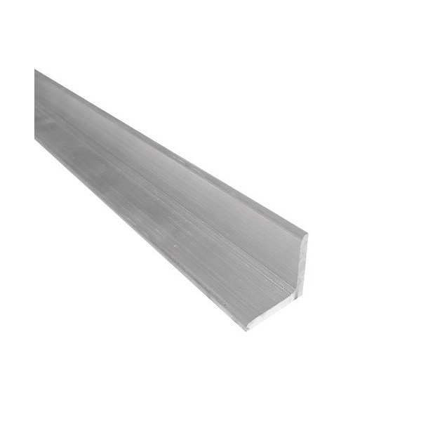 Remington Industries 1in x 1in Aluminum Angle 6061, 24in Length, T6 Mill Stock, 1/8in Thick 1.0X1.0X.125ANG6061T6-24 - main
