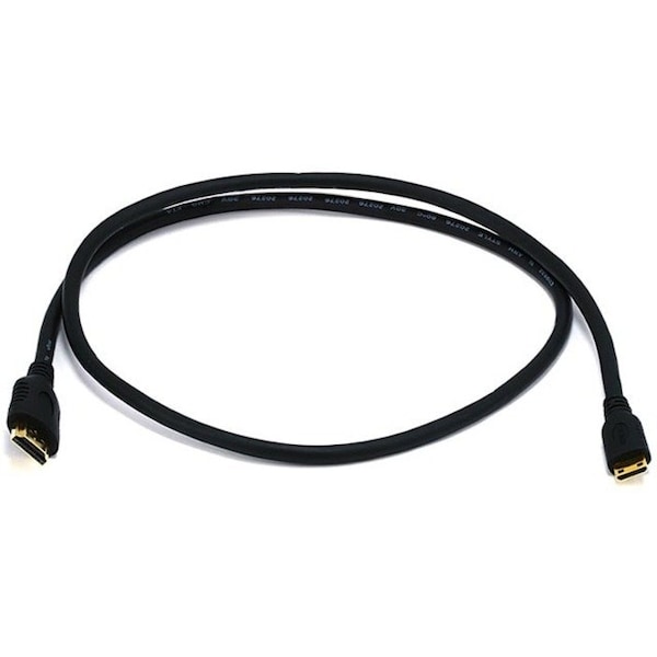 Monoprice Camera Cord, Mini-HDMI to HDMI, 6ft 3645 - main
