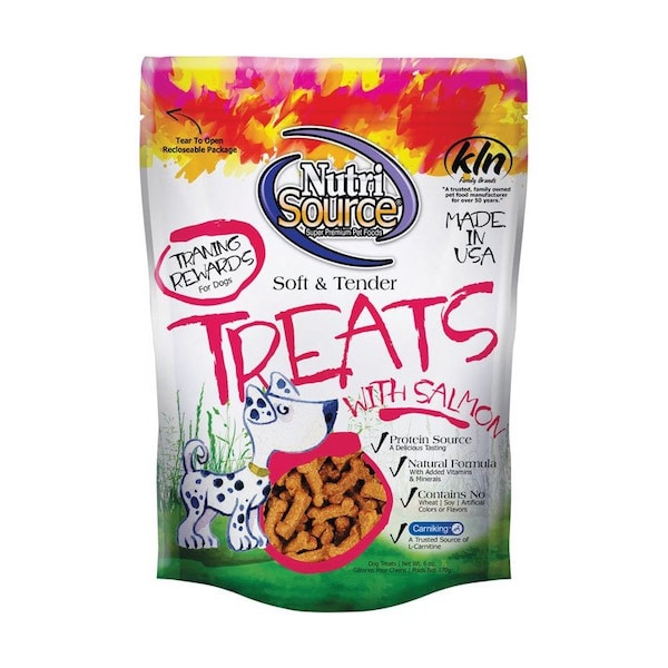 Nutrisource Treats Salmon Grain Free For Dogs 6 oz 80002 - main