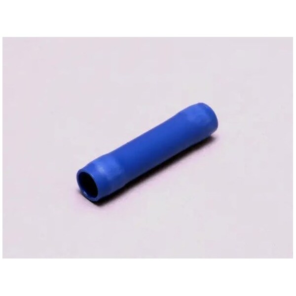 Nichifu Insulated Butt Connector, Flared, Extra Copper Sleeve, AWG 16-14 TMDV B-2-BLU - main