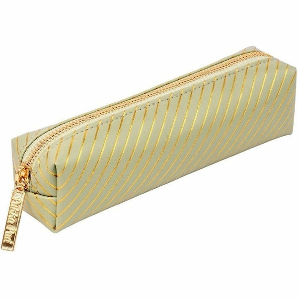 Pukka Pads Pencil Case, Haze, Green, 3PK 9981(GN)-HZE - main