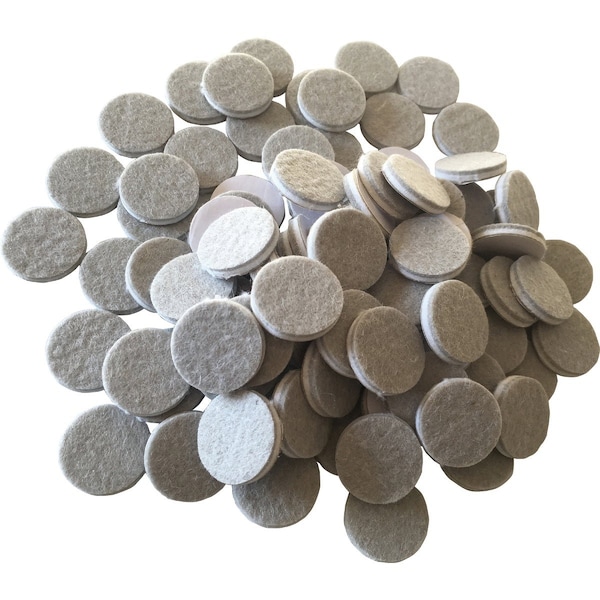 Shepherd Hardware 1'' Beige Self-Adhesive Commercial Grade Felt Pads, 96-Count 6709 - main