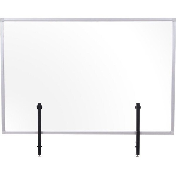 Mastervision Protector Glass Aluminum Desktop 40.9 X 27.6 GL34019101 - main