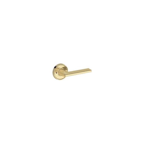Baldwin Residential Door Levers Privacy Reversible Non-Lacquered Brass PVANARRR031 - main