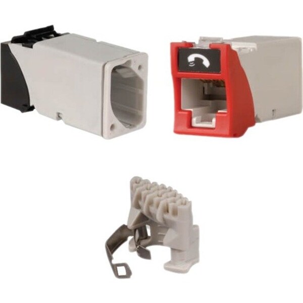 Siemon 1-PORT MOD JACK 110 8W8P UTP, T568A/B CAT6A Z-MAX HYBRID Z6A-02 - main