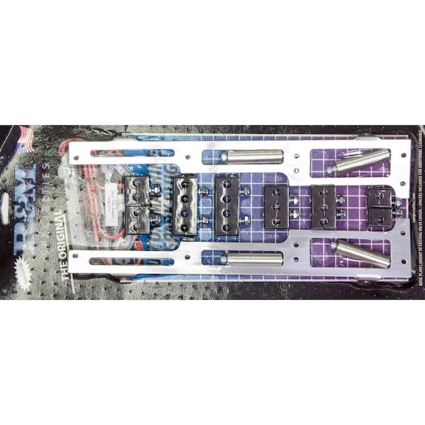 Backseat 1102-90S Vertical Style Spark Plug Wire Loom for Big Block Chevy, Satin BA1389170 - main