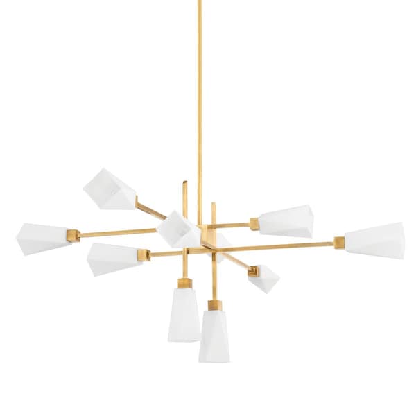 Corbett Lighting Artemis 10 Light Chandelier 62.75 In. Vintage Brass 441-63-VB - main