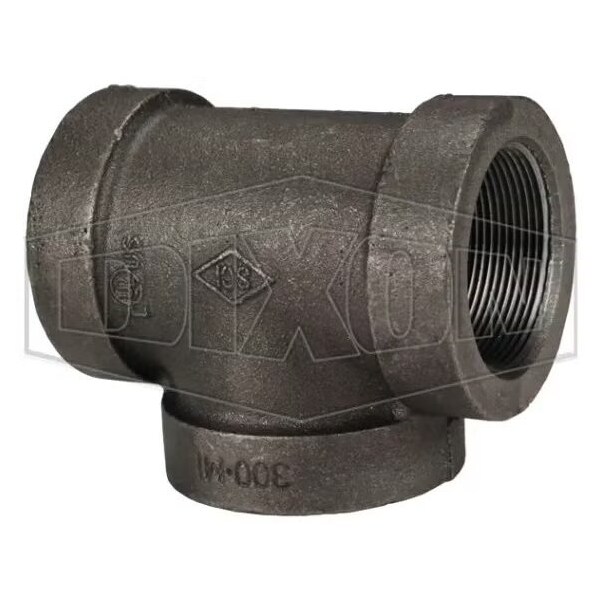 Dixon Threaded Pipe Tee, Tee, 1/2 in Nominal, FNPT, Iron 300FT50 - main