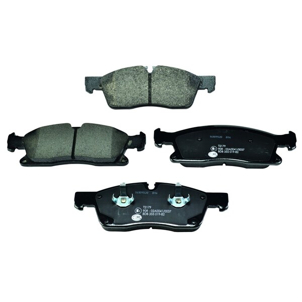 Hella Brake pad set prepared for wear warning indicator T2179 for e.g. MERCEDES-BENZ 355019821 - main