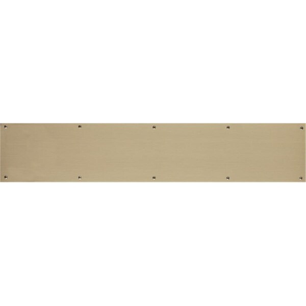 Brass Accents 8 in. x 34 in. Kick Plate Antique Brass Magnetic Mount A09-P0834-609MAG - main