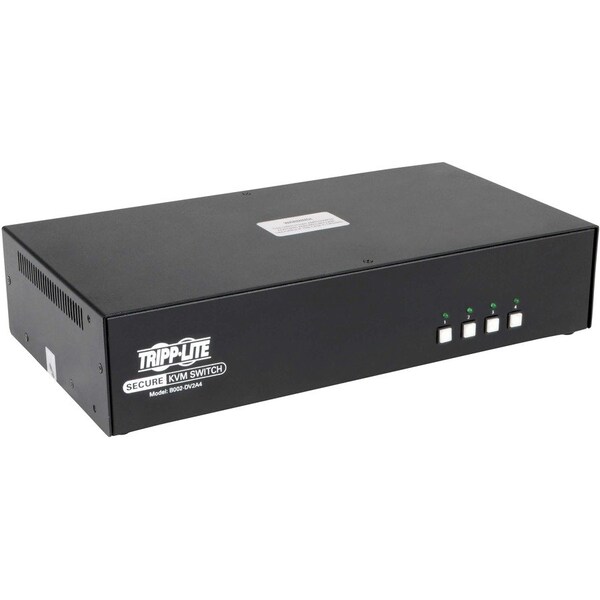Tripp Lite Secure KVM Switch 4-Port Dual Monitor DVI + Audio NIAP PP3.0 B002-DV2A4 - main