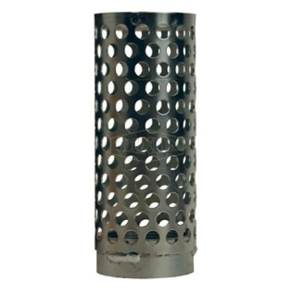 Dixon Long Thin Round Hole Suction Strainer, 1-1/2 in, Steel, Domestic RSS20 - main