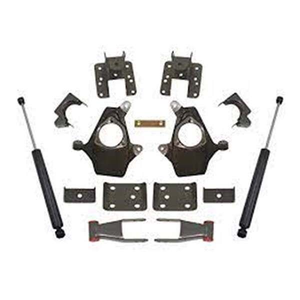 Whole-In-One Lowering Kit for 2007-2016 GM 1500 101320 301340 & 2200LL WH2143533 - main
