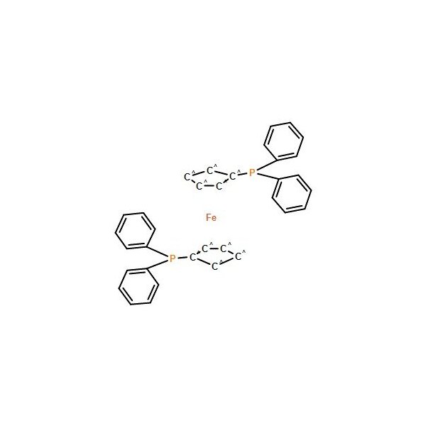 Ak Scientific DPPF, 1, 1'-Bis(diphenylphosphino)ferrocene (25g), CAS 12150-46-8 P147-25g - main