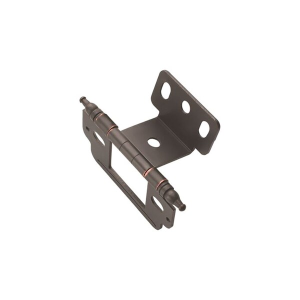 Amerock 1 in. W X 2-3/4 in. L Oil Rubbed Bronze Steel Cabinet Hinge 1 pk PK3180TMORB - main
