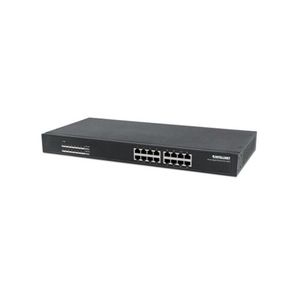 Intellinet Network Solutions Intellinet 16-Port Gigabit Poe+ Switch, 200 Watts Power Budget, Ieee 560993 - main