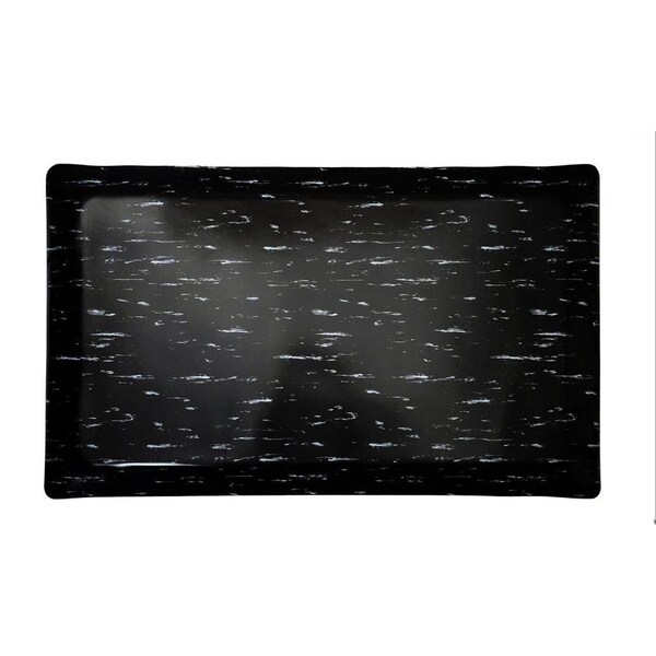 Rhino Mats Antifatigue Mat, 4 ft L x 3 ft W, 1/2 in Thickness, Vinyl, Black/White TT-3648BW-12 - main