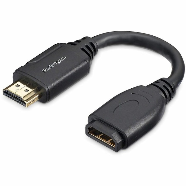 Startech.Com 6in HDMI Port Saver Extension Cable M/F HD2MF6INL - main