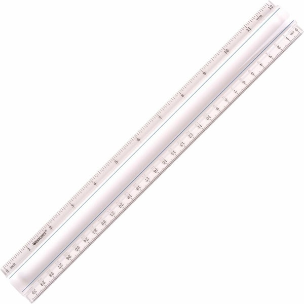 Acme United 12 Clear Magnifying Ruler, No Color ACM15571 - main