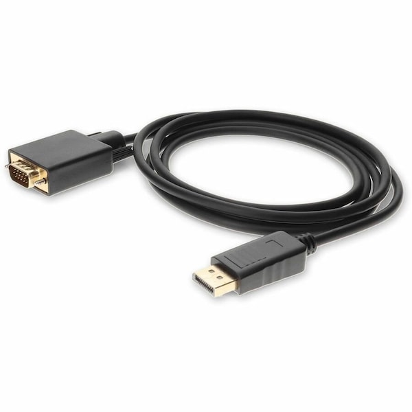 Add-On Addon 5 Pack Of 6Ft Displayport Male To Vga Male Black Adapter Cable DISPLAYPORT2VGA6F-5PK - main