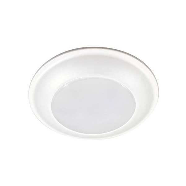 Halo HLS Series Light Fixture, 0.128 A, 120 V, 15.4 W, LED Lamp, 945 Lumens, 4000 K Color Temp HLS6099401EWH-6BP - main