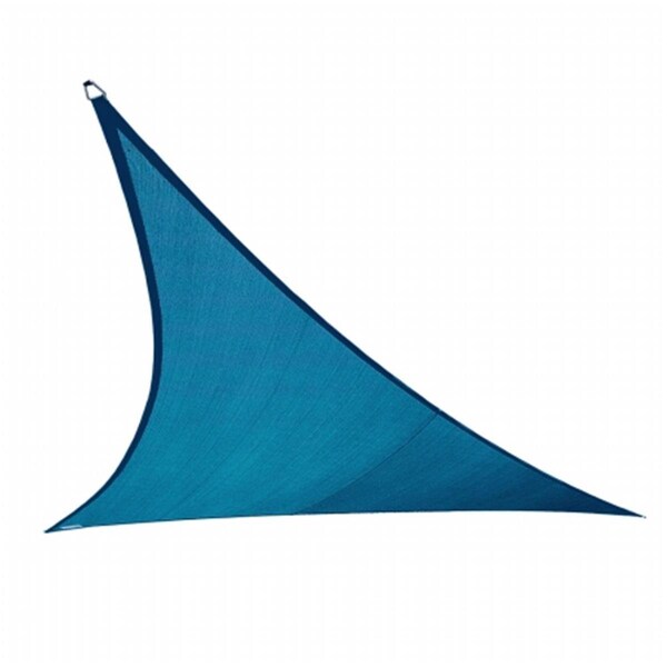 Gardencare Coolaroo Coolhaven SHADE SAIL LARGE TRIANGLE 18' Sapphire with Fixing Kit GA2547309 - main