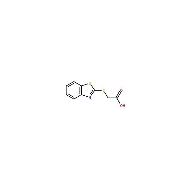 Ak Scientific (Benzothiazol-2-ylsulfanyl)-acetic acid (5g), CAS 6295-57-4 7017AE-5g - main