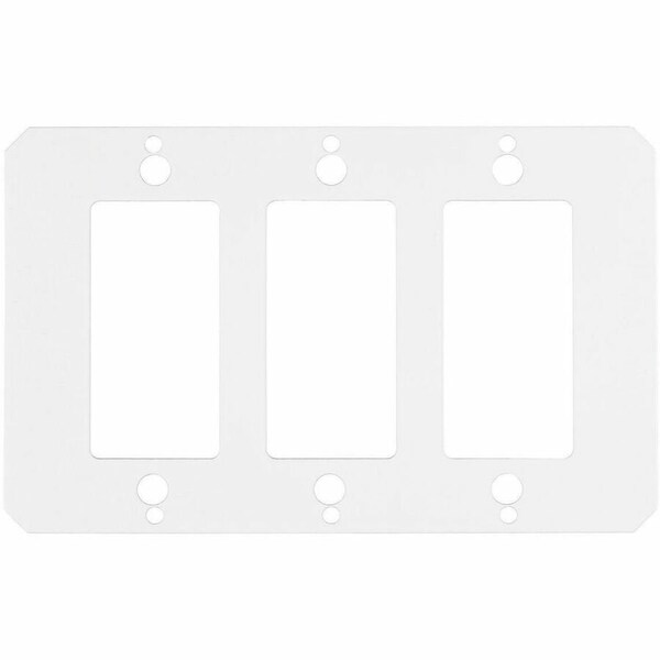 Hubbell Wiring Device-Kellems Center Sub Plate, 3 Gangs, Rectangular, Steel S1R10CSPT - main