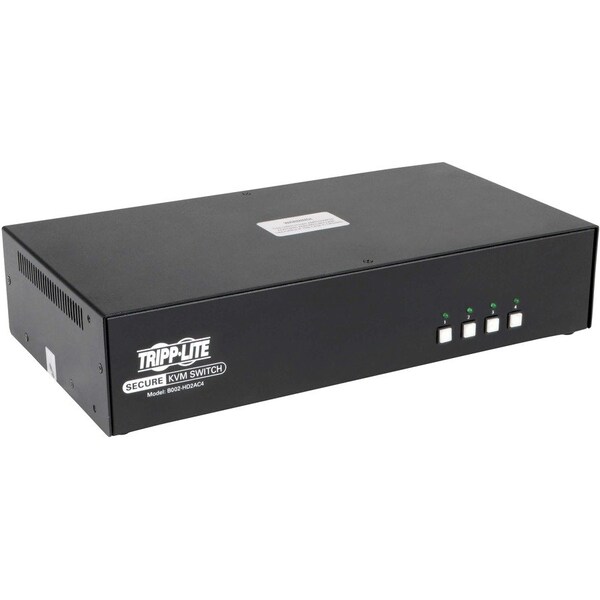 Eaton EATON Tripp Lite Series Secure KVM Switch, 4-Port, HDMI to DisplayPort, Dual Monitor, 4K, NIAP PP3.0 B002-HD2AC4 - main