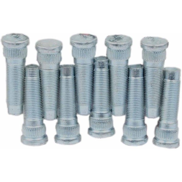 Newalthlete 8368 0.50 in. - 20 x 1.75 in. Wheel Studs 10pk 0.615 in. Knurl NE3626193 - main
