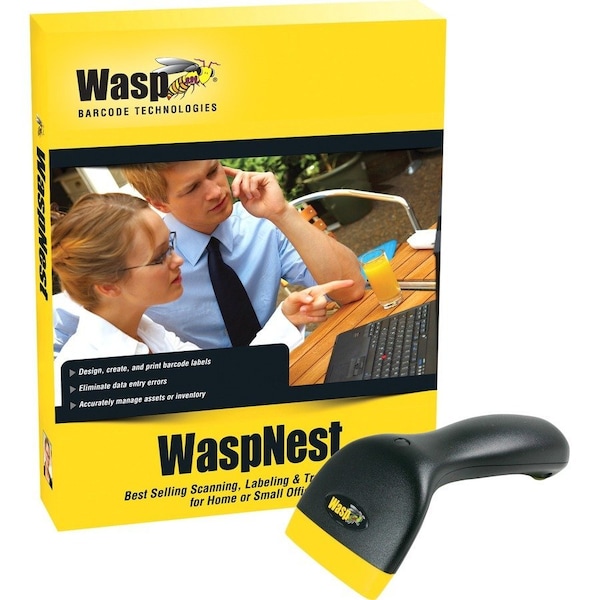 Wasp Technologies NEST WCS3950 CCD BARCODE SCANNER, USB 633808931346 - main