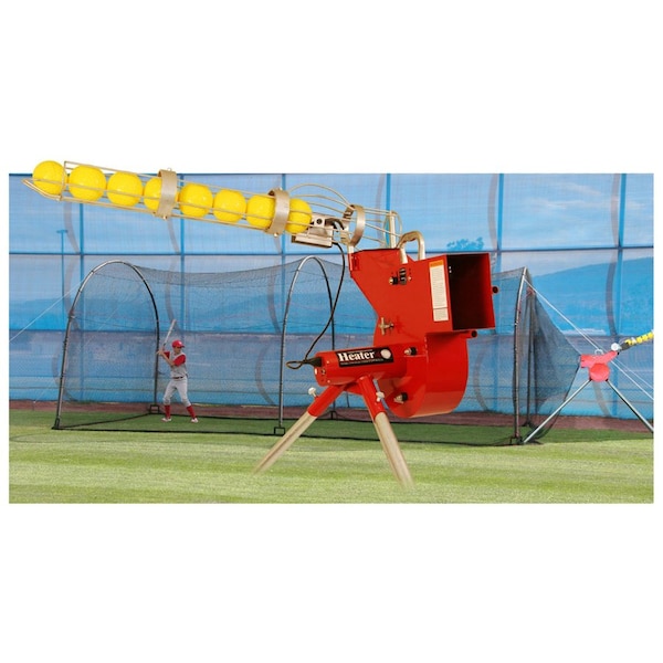 Heater HTRCMB899 Combo Pitching Machine And 24 xtender Batting Cage HTRCMB899 - main