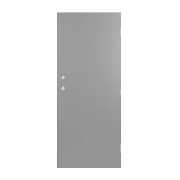 Fortis Doors Steel Door, Universal/Reversible, 84 in H, 36 in W, Galvanized Steel, Type: Single Door 18GHFVST3684CDL - main