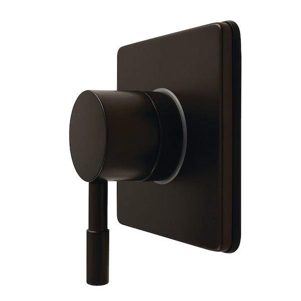 Kingston Brass Single-Handle Six-Way Diverter Valve with Square Trim Kit, Oil Rubbed Bronze KS4045DL - main