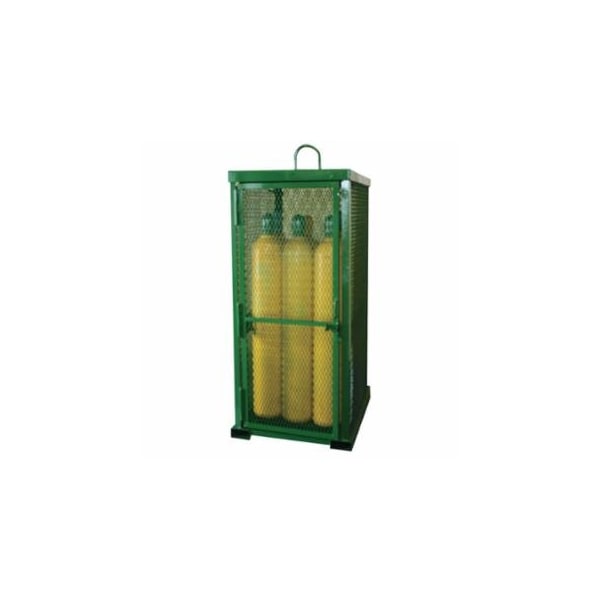 Saf-T-Cart Storage Series Cylinder Cage, Locking Door, (12) Hi-Pressure Cylinders 339-STS-12 - main