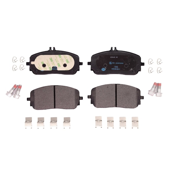 Hella Brake pad set prepared for wear warning indicator T2799 for e.g. MERCEDES-BENZ 355039011 - main