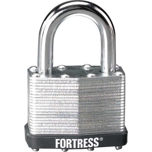 Master Lock Padlock, Keyed Different Key, 5/16 in Dia Shackle, 1-1/4 in H Shackle, Steel Shackle, Steel Body 1805D - main