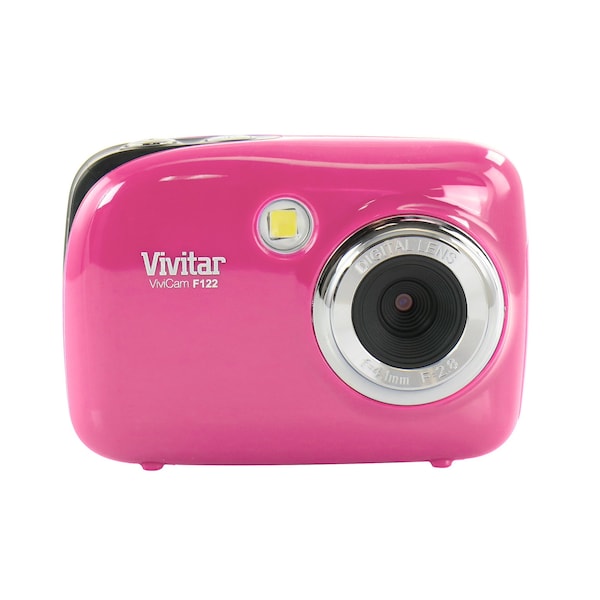 Vivitar ViviCam F122 14.1 Mega Pixels Digital Camera with 1.8 Inch LCD Screen in Pink VF122-PNK-FR - main