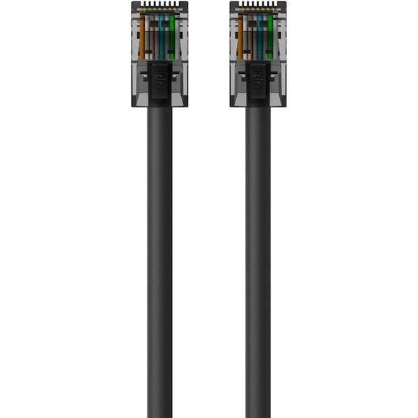 Belkin CAT6 Ethernet Patch Cable, RJ45, M/M, 3 ft., Black A3L98003BLK - main