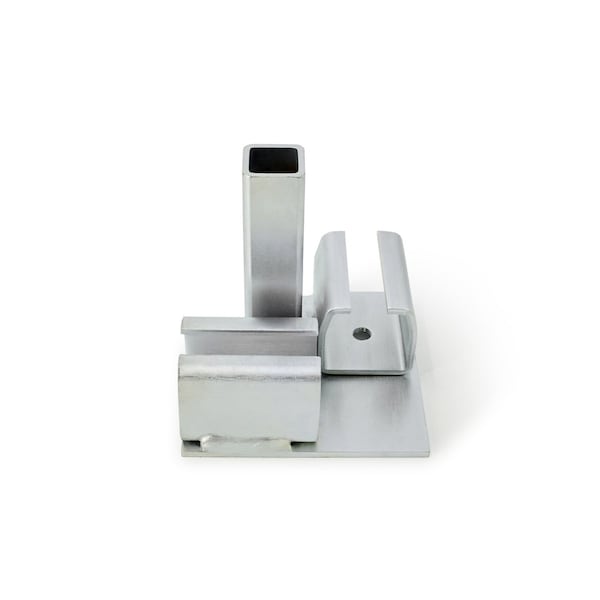 Tarps Now Floor Mount 90 Degree Corner Brackets TRACK-TBRAF - main