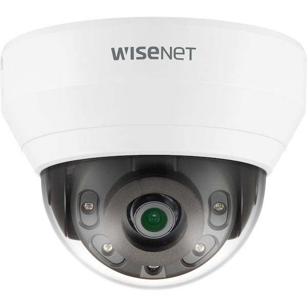 Hanwha Vision WISENET Q NETWORK INDOOR DOME CAMERA, 2MP at 30FPS, 2.8MM FIXED FOCAL LENS (113 ) QND-6012R1 - main